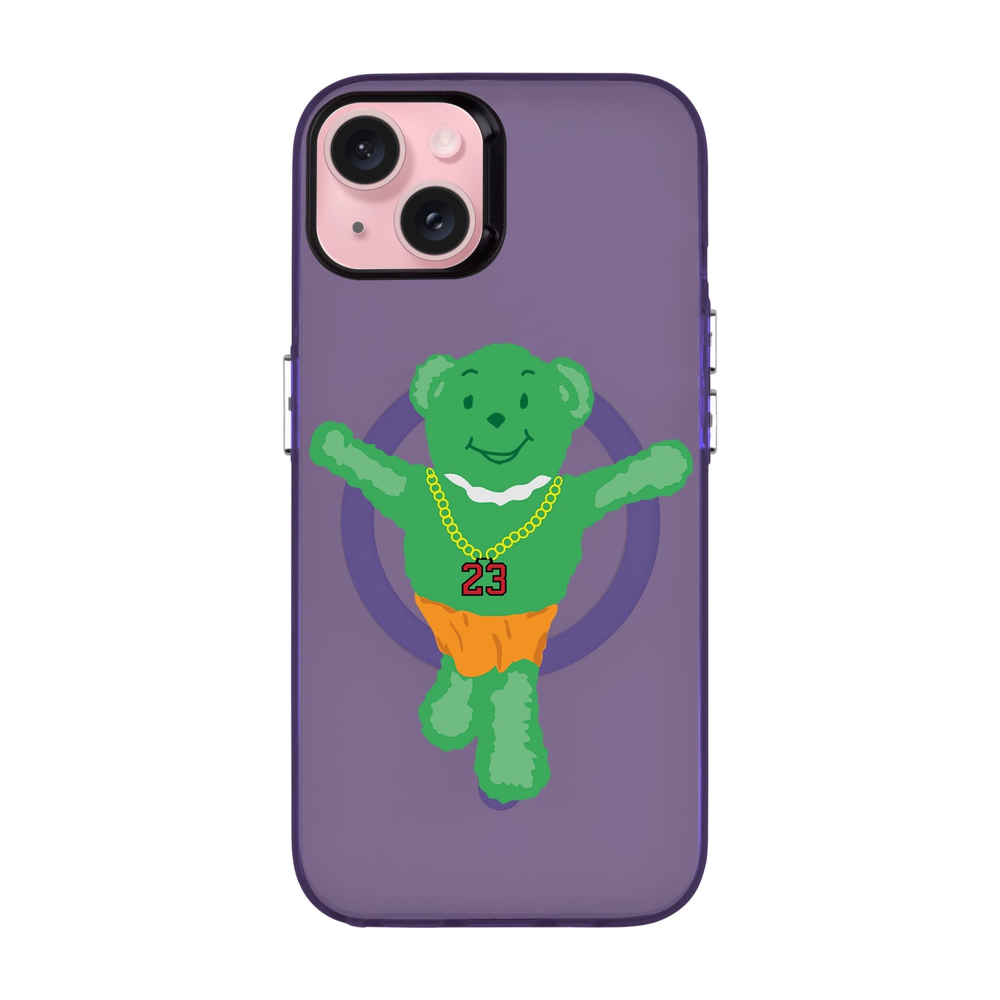 GREEN BEAR-iPhone 15 Plus Hold Kılıf MagSafe Özellikli