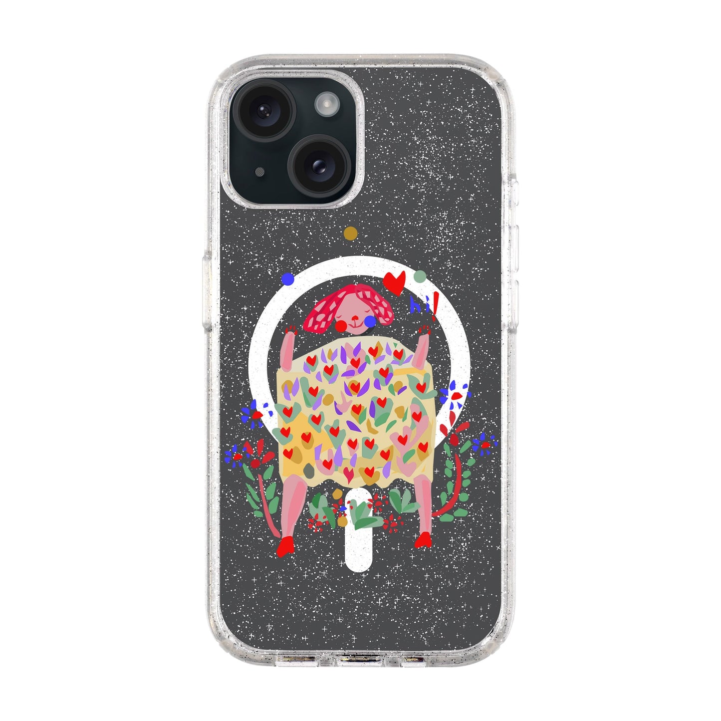 ÜÇ TOP-iPhone 15 Plus Shiny Kılıf MagSafe Özellikli
