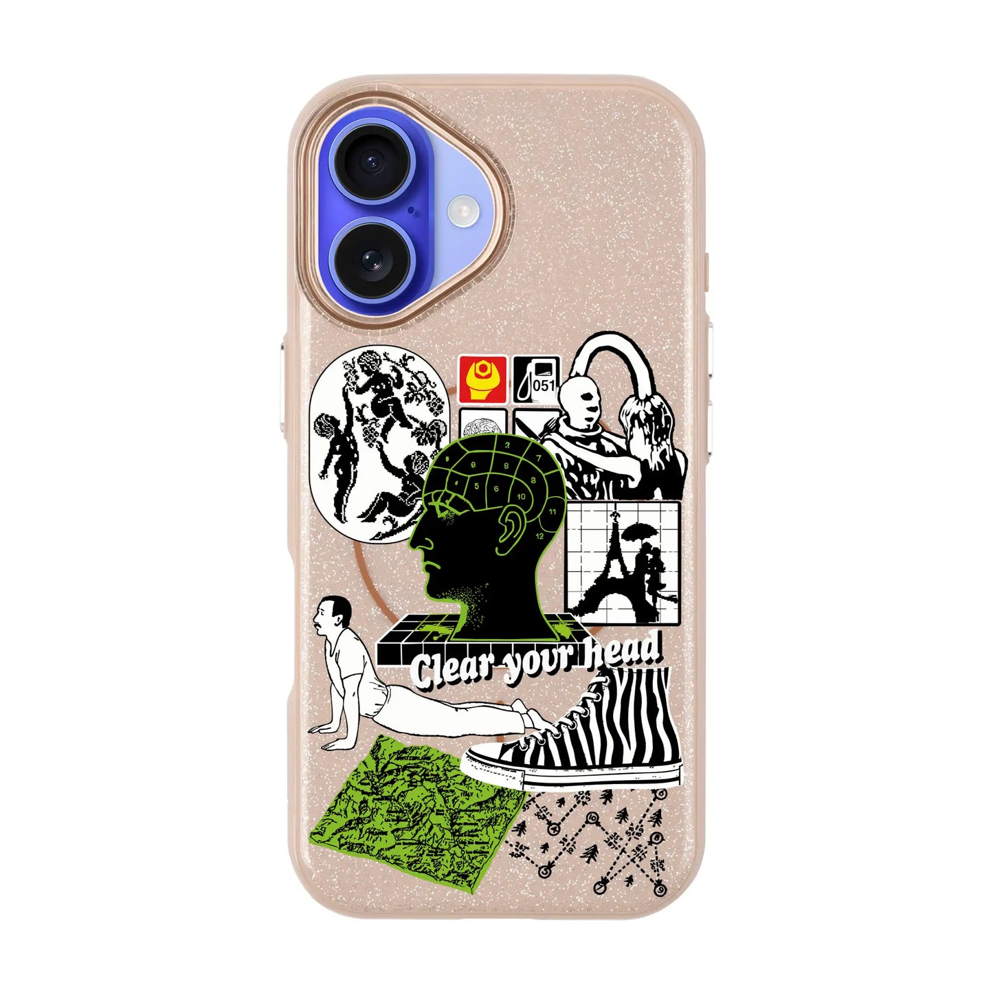CLEAR YOUR HEAD-iPhone 16 Radiant Kılıf MagSafe Özellikli
