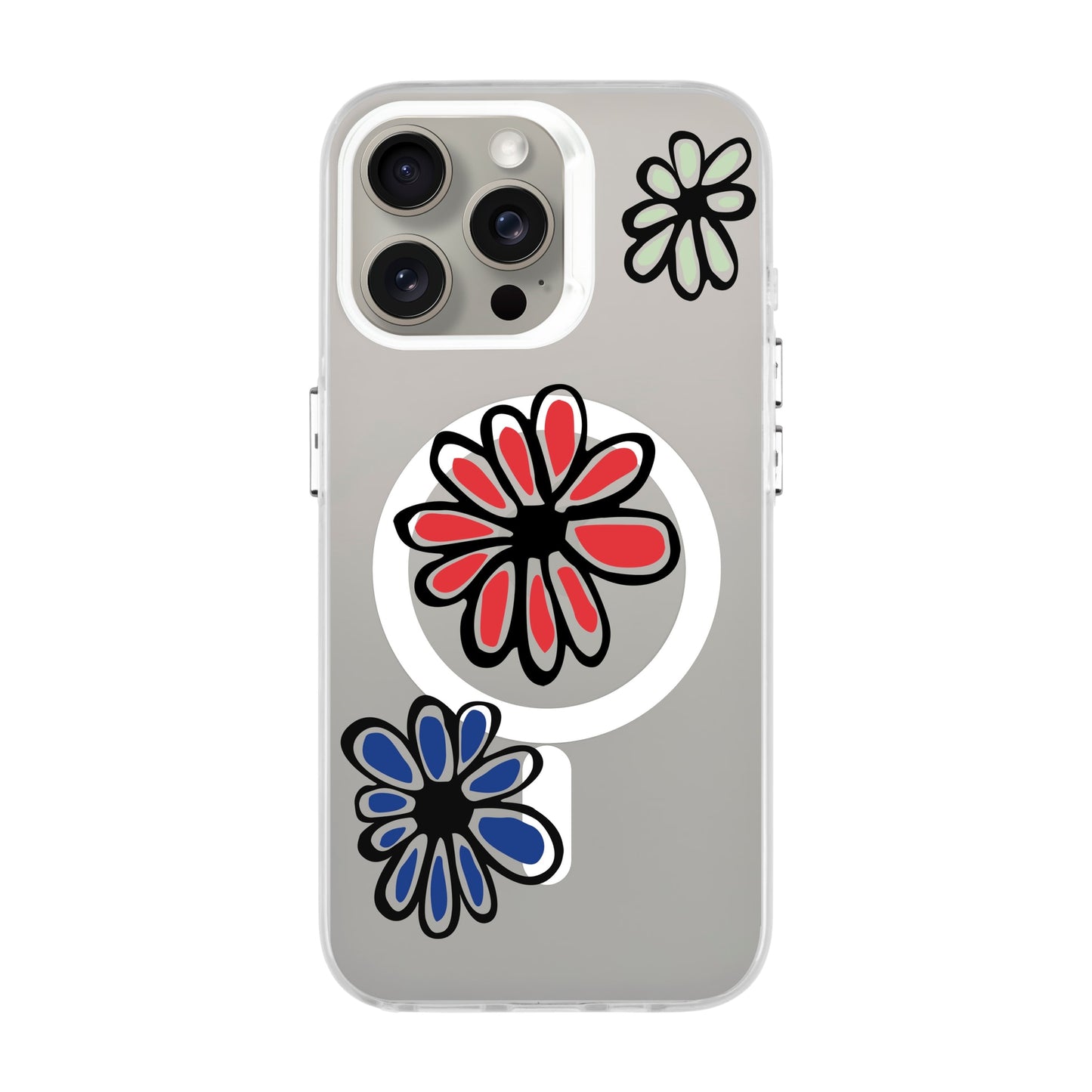 FLORIST-iPhone 15 Pro Max Hold Kılıf MagSafe Özellikli