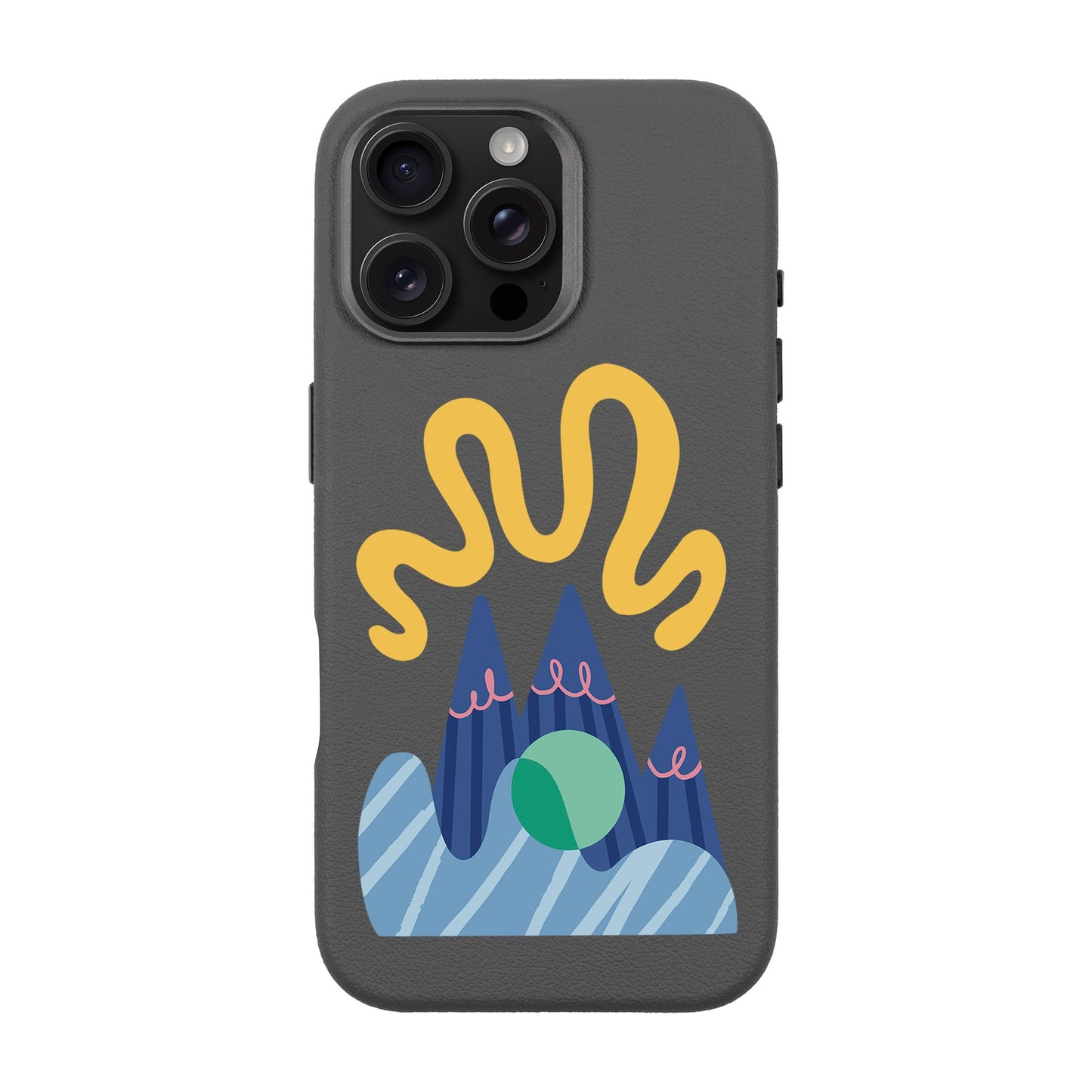 MOUNTAIN-iPhone 16 Pro Max Leather Premium Kılıf MagSafe Özellikli