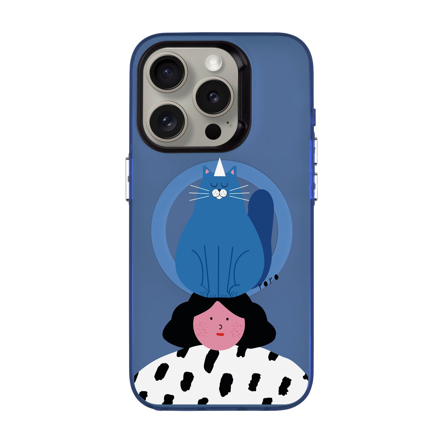 NAUGHTY CAT-iPhone 15 Pro Hold Kılıf MagSafe Özellikli