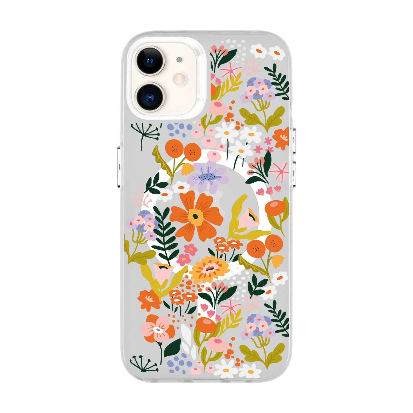 FLOWER-iPhone 11 Hold Kılıf MagSafe Özellikli