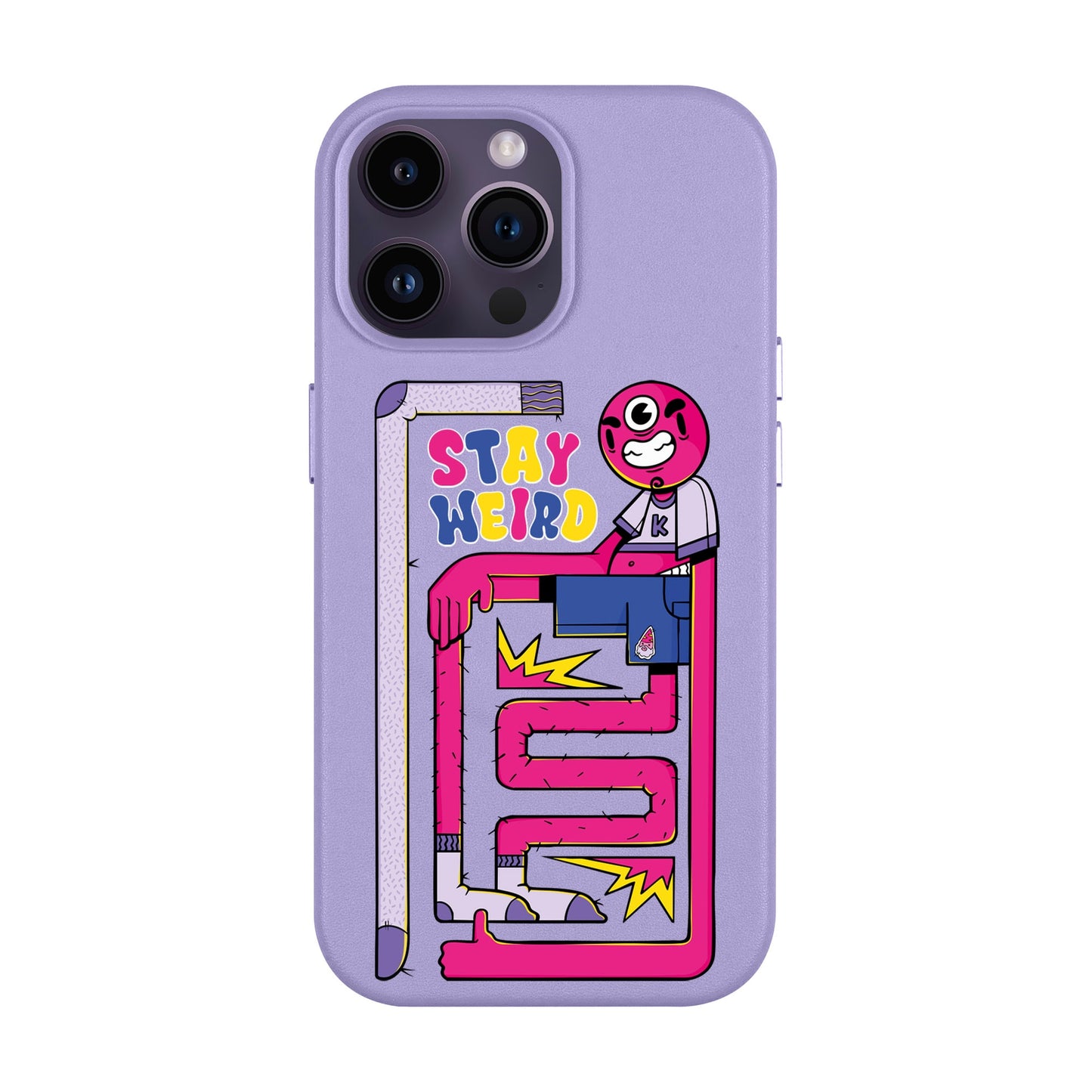 OG TOOTHY-iPhone 14 Pro Max Leather Kılıf MagSafe Özellikli
