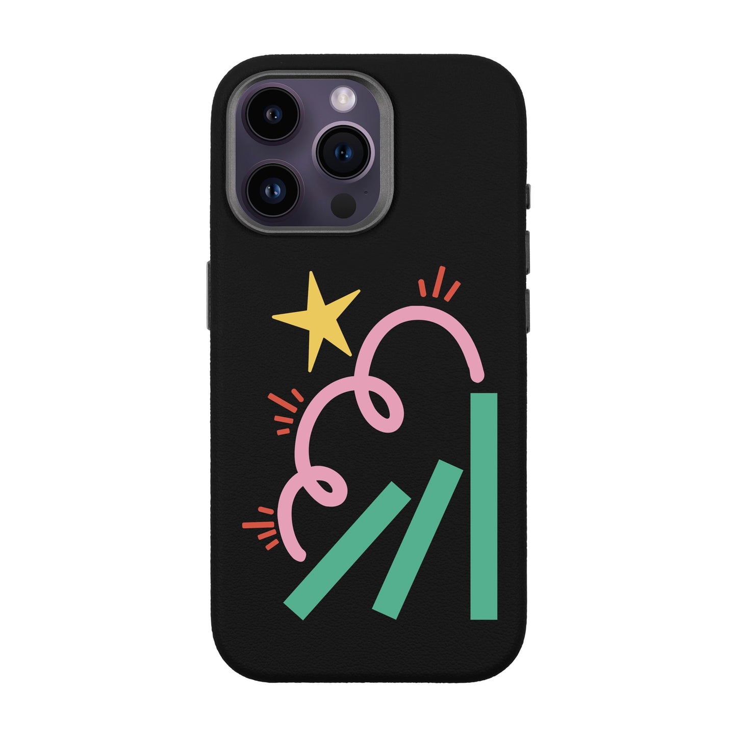 DOMINO-iPhone 14 Pro Max Leather Premium Kılıf MagSafe Özellikli