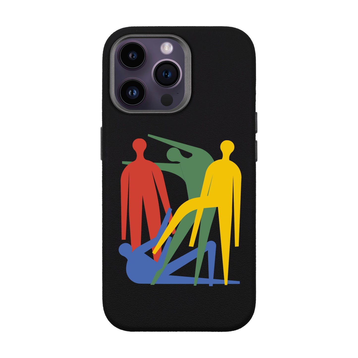 MANBOS-iPhone 14 Pro Max Leather Premium Kılıf MagSafe Özellikli