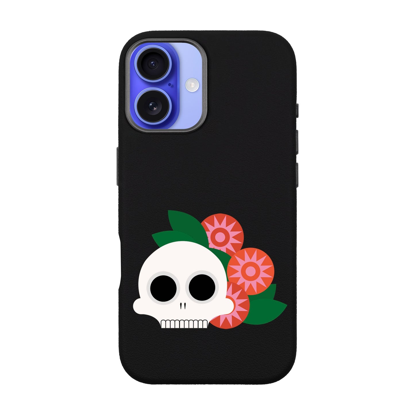 MEMENTO BLOOM-iPhone 16 Leather Premium Kılıf MagSafe Özellikli