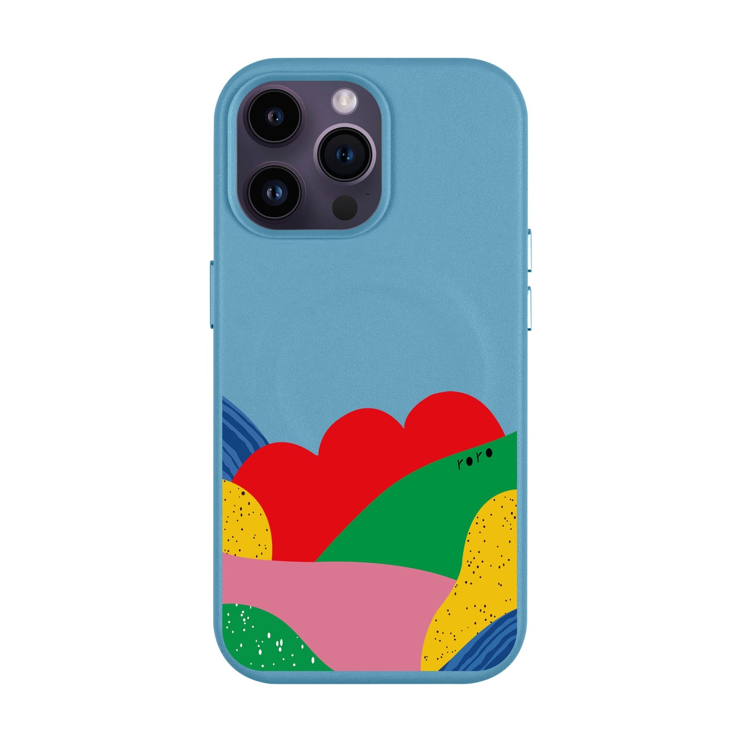 FLAG-iPhone 14 Pro Max Leather Kılıf MagSafe Özellikli