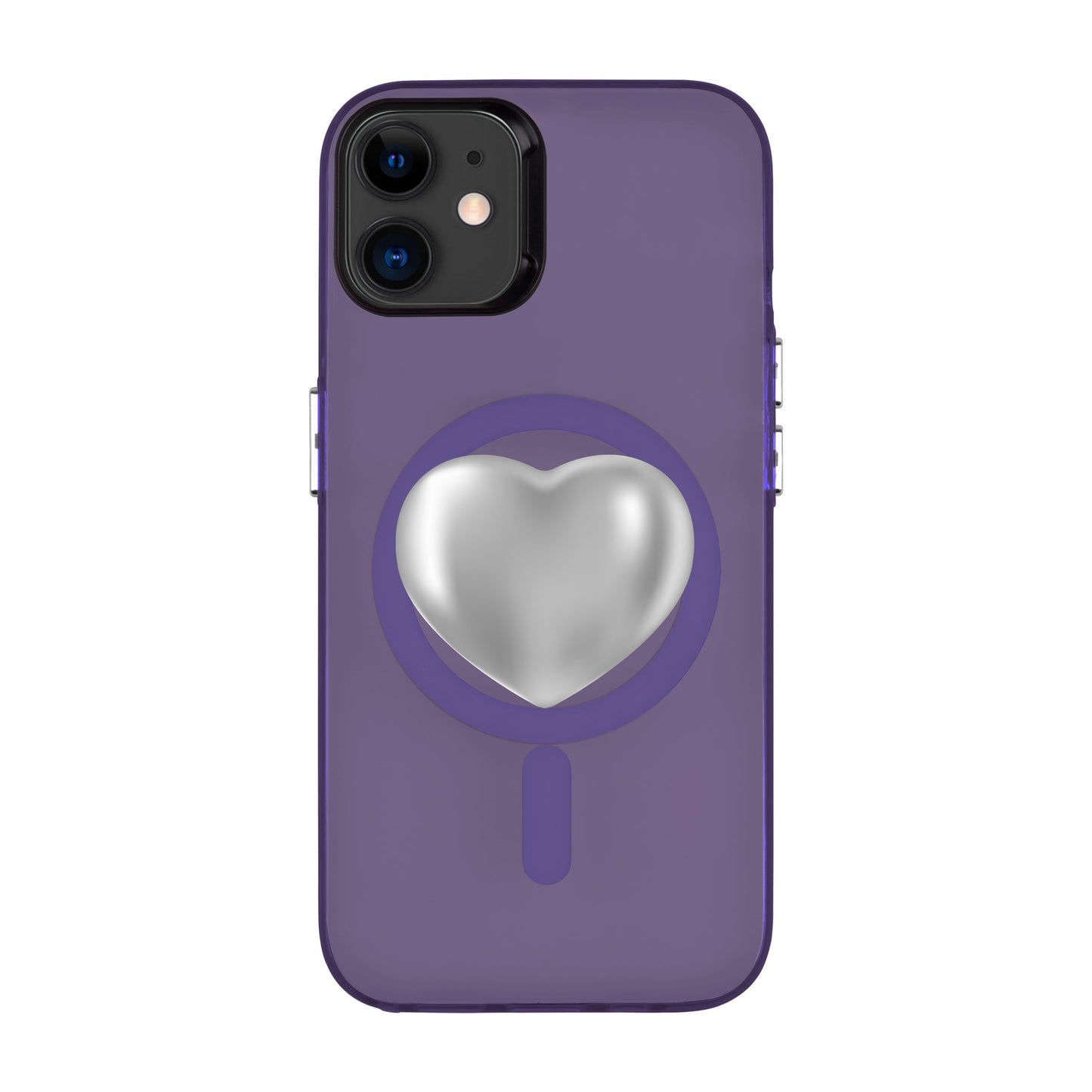 SILVER HEART-iPhone 11 Hold Kılıf MagSafe Özellikli
