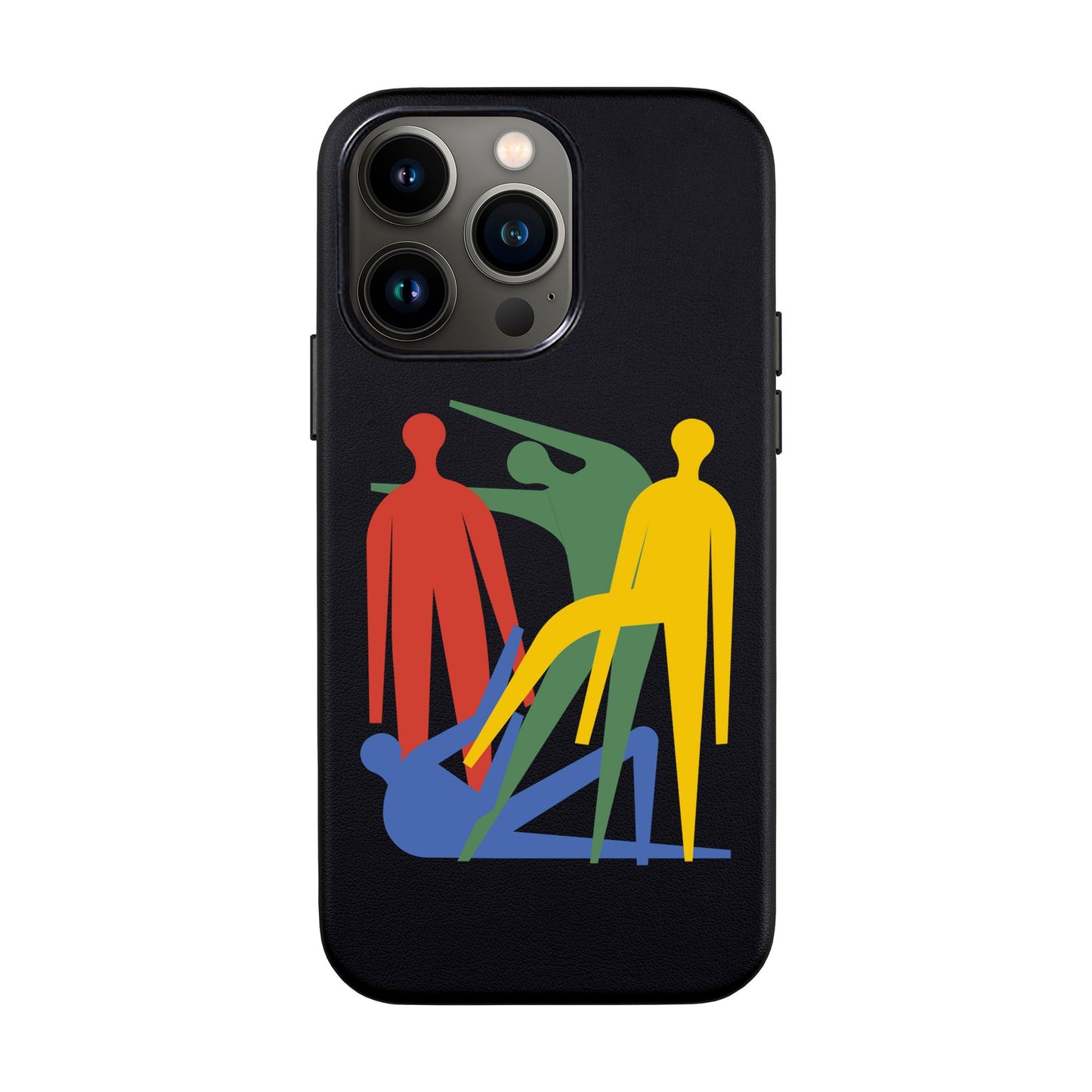 MANBOS-iPhone 13 Pro Max Leather Kılıf