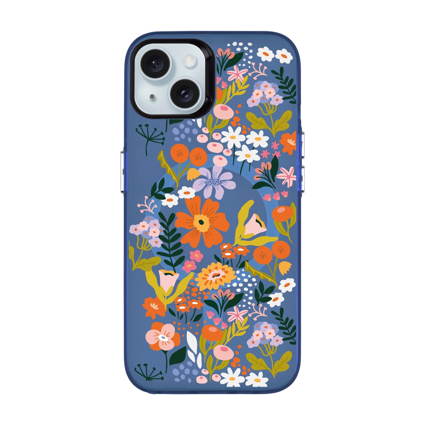 FLOWER-iPhone 15 Plus Hold Kılıf MagSafe Özellikli