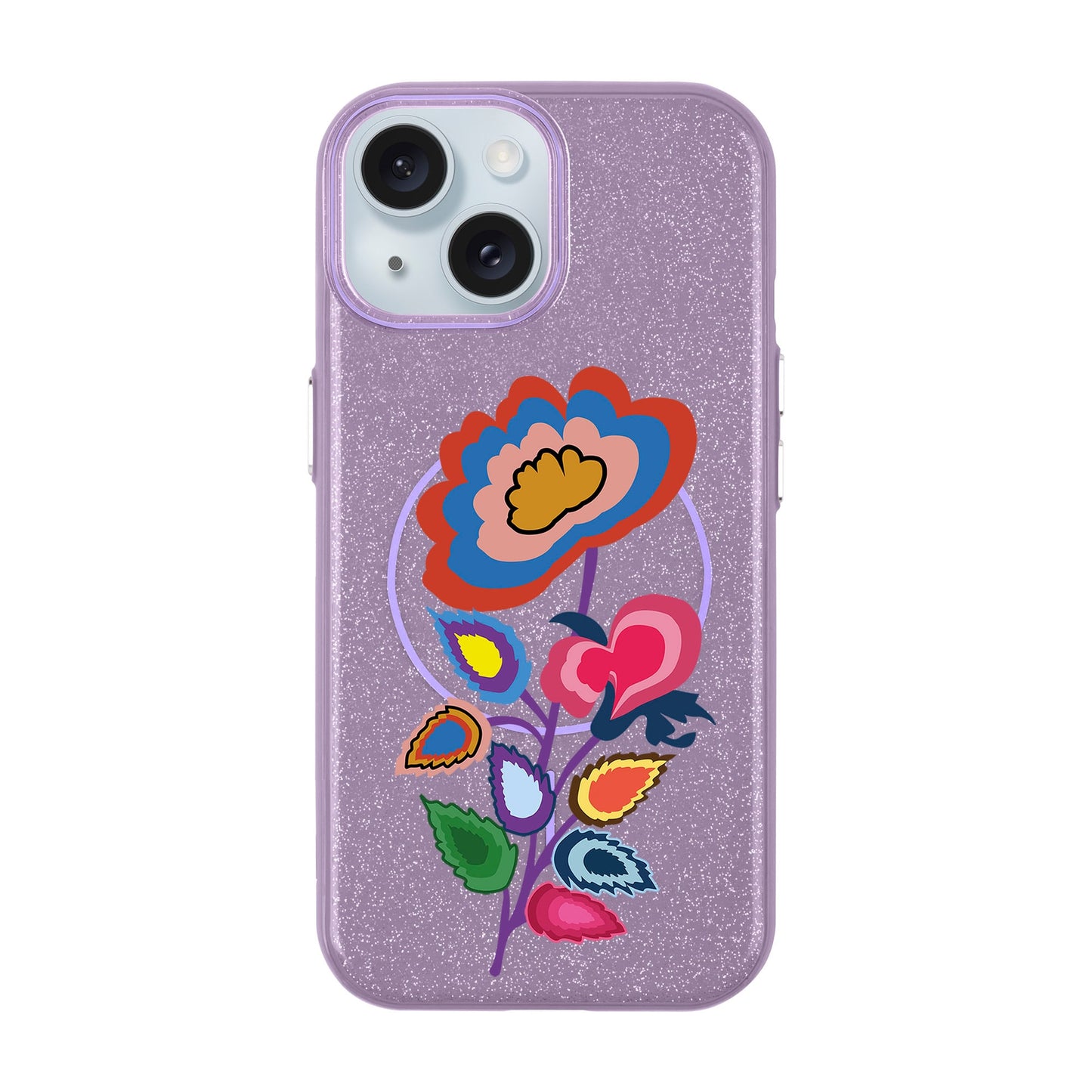 KNITTED FLOWER-iPhone 15 Plus Radiant Kılıf MagSafe Özellikli