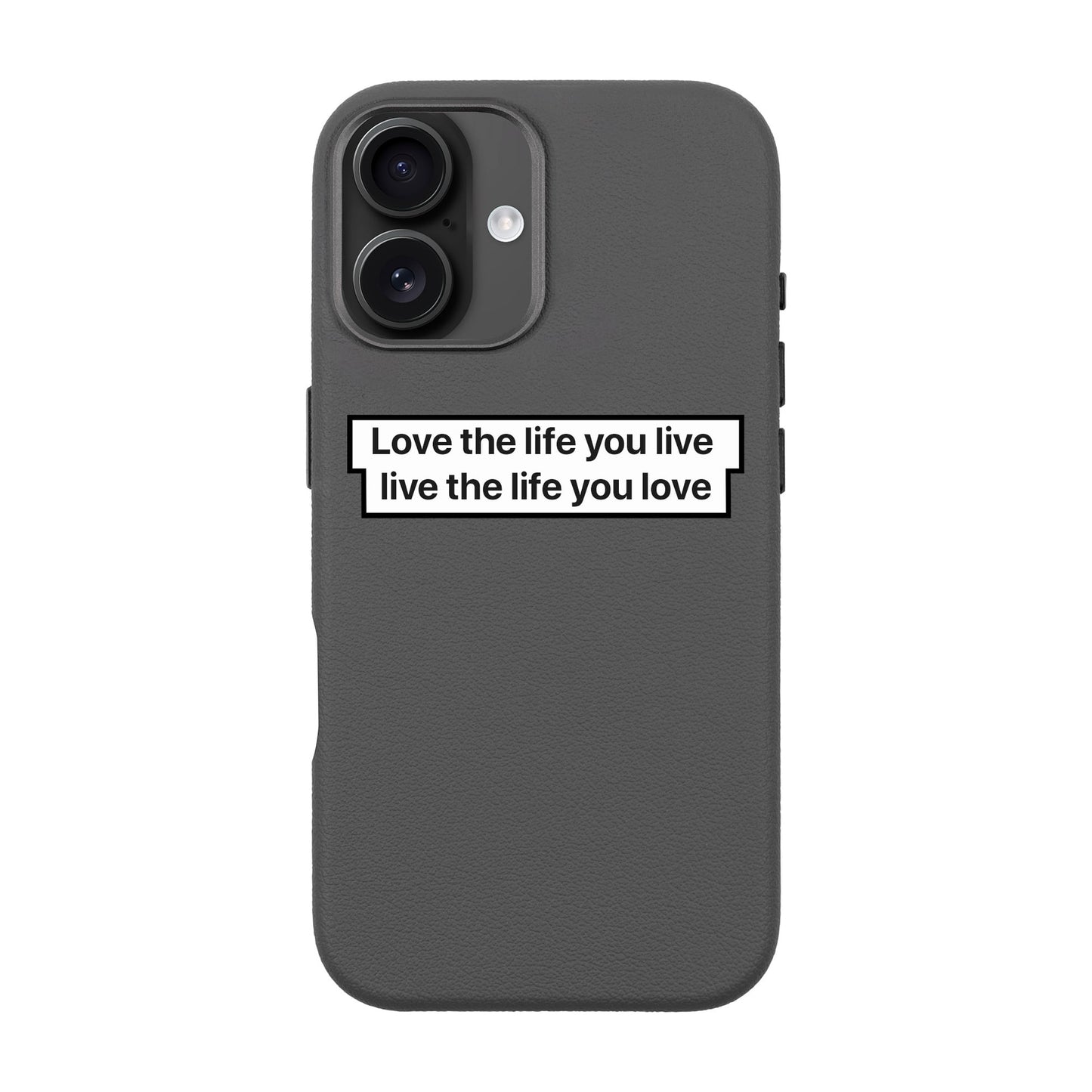 LOVE THE LIFE-iPhone 16 Plus Leather Premium Kılıf MagSafe Özellikli