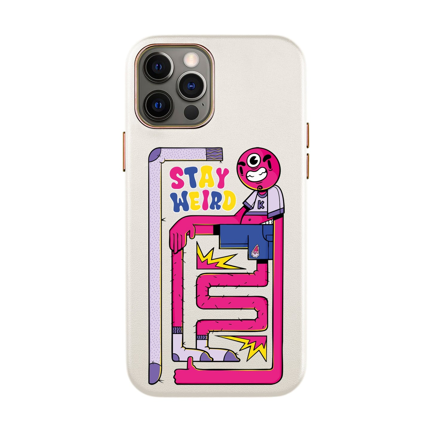 OG TOOTHY-iPhone XR Leather Kılıf