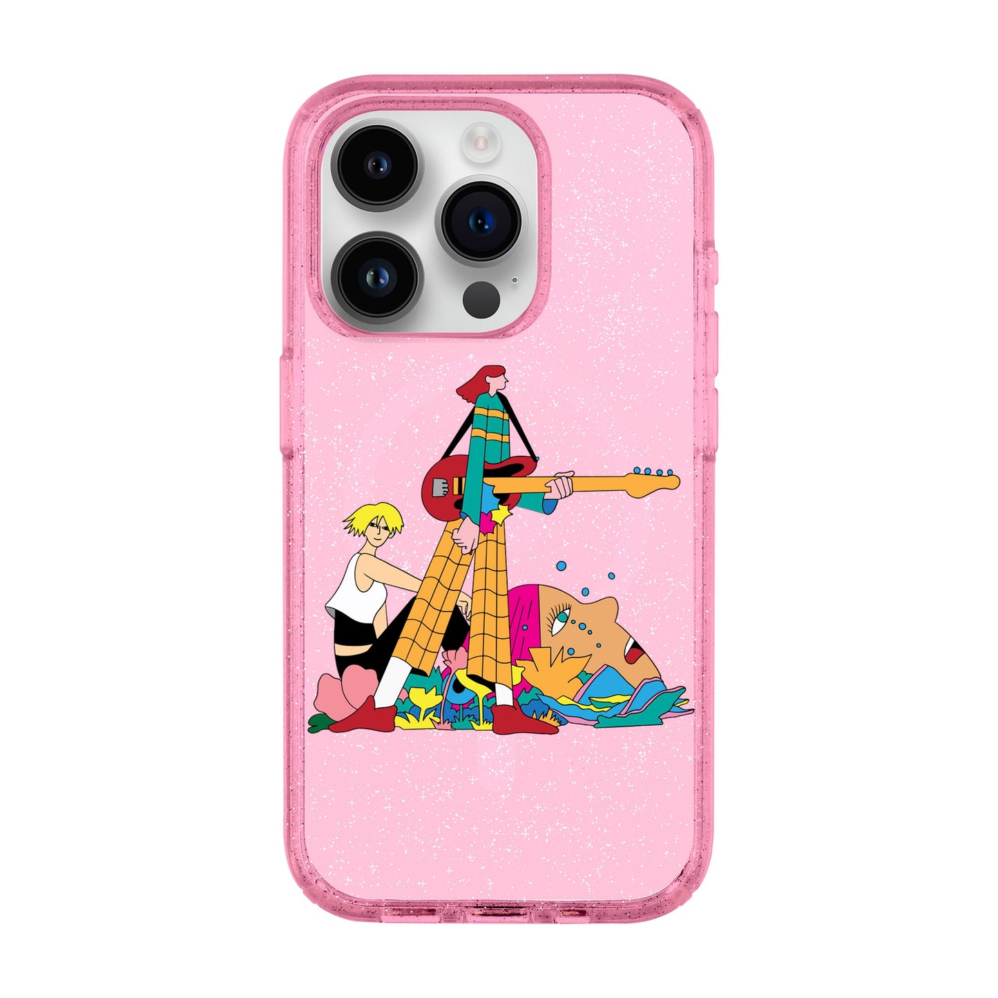 HER BAND-iPhone 14 Pro Shiny Kılıf MagSafe Özellikli