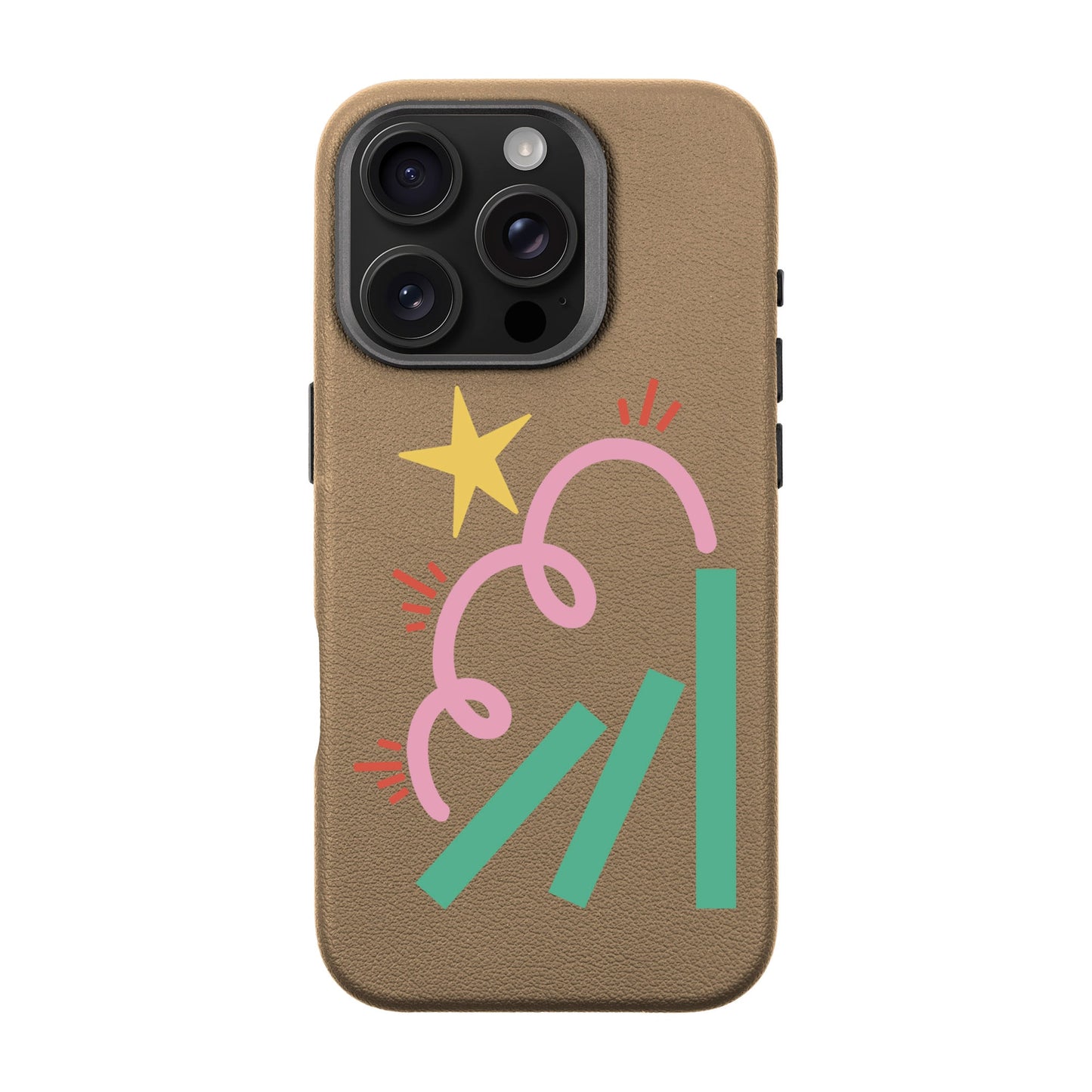 DOMINO-iPhone 16 Pro Leather Premium Kılıf MagSafe Özellikli