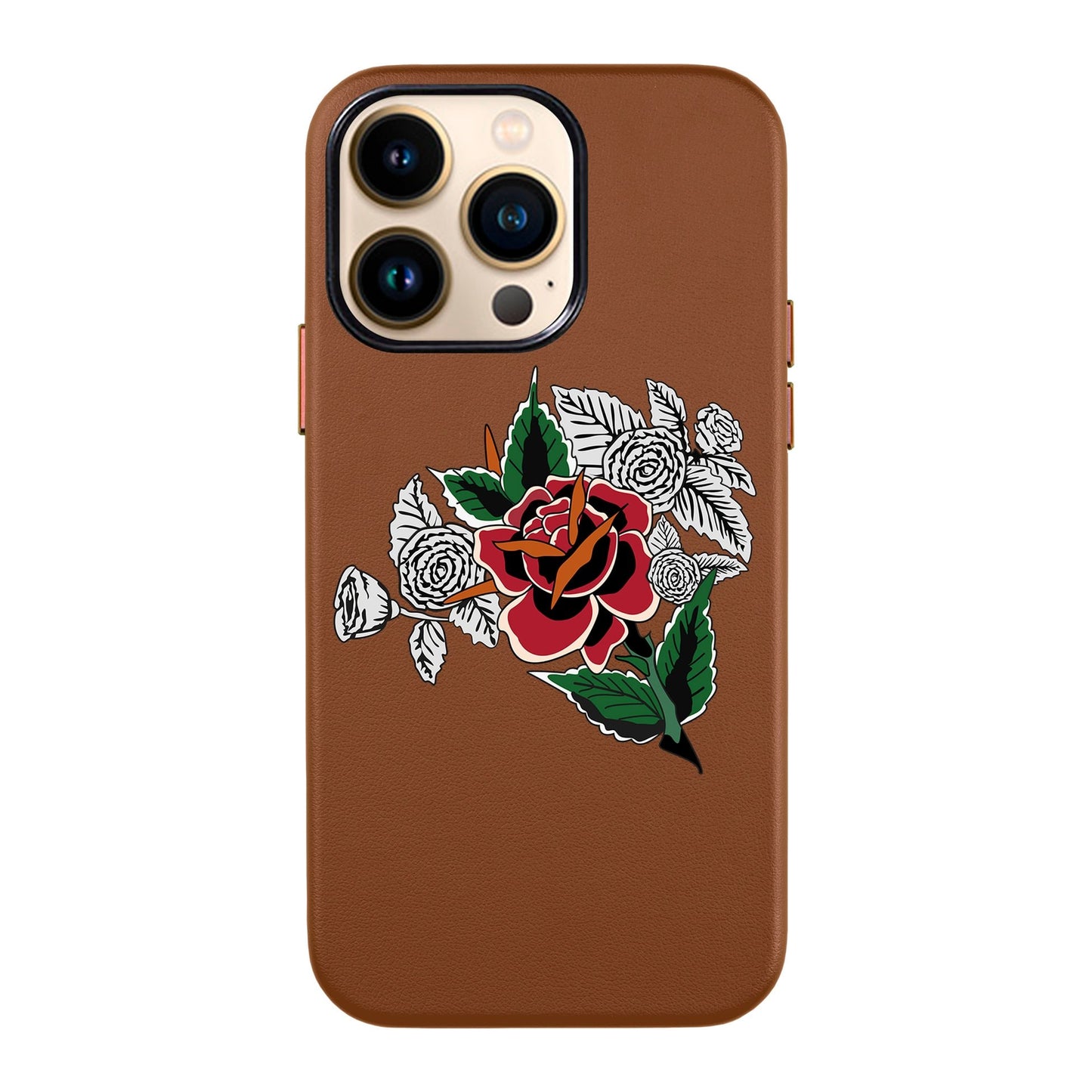 DRY ROSE-iPhone 14 Leather Kılıf