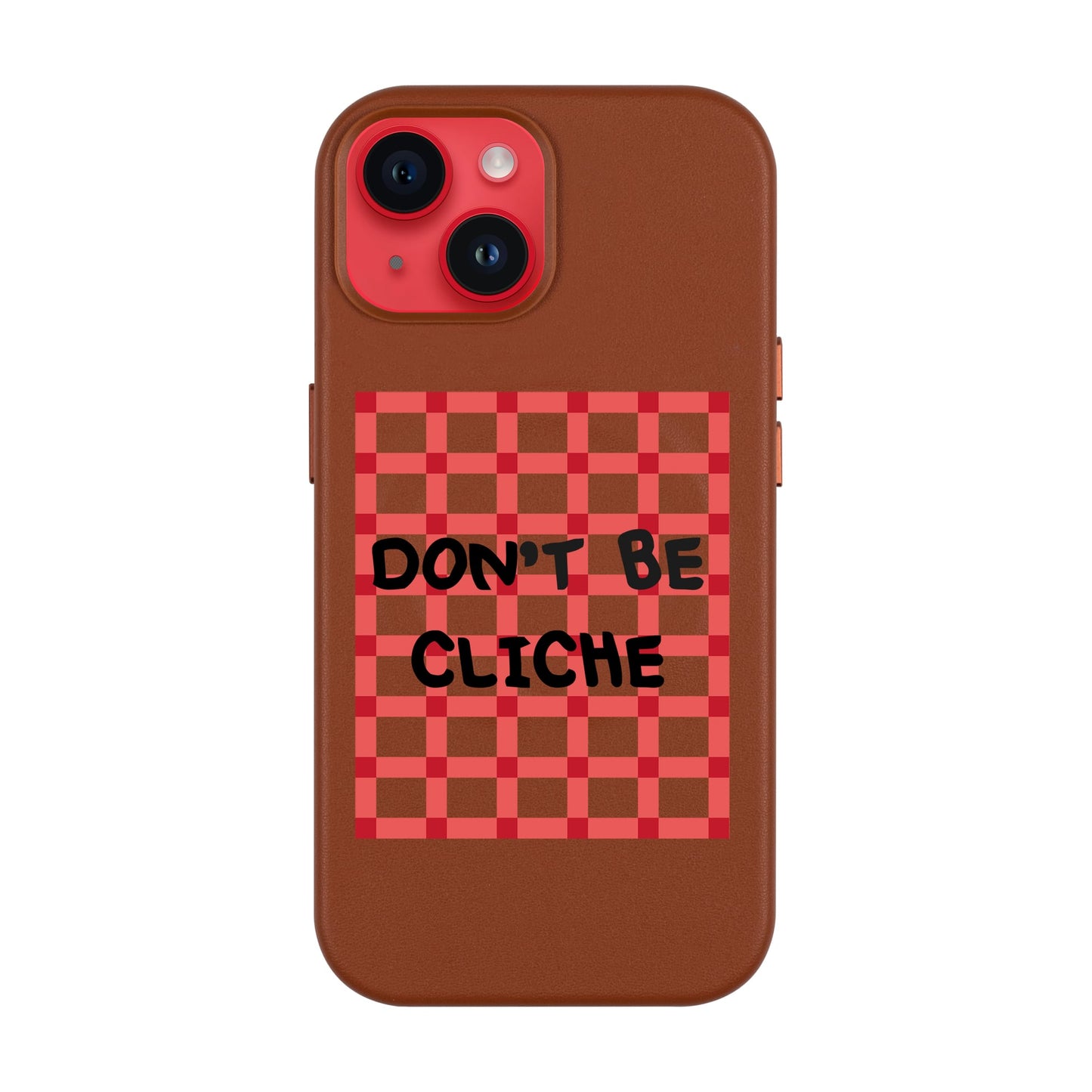 DON'T BE CLICHE-iPhone 13 Leather Kılıf MagSafe Özellikli