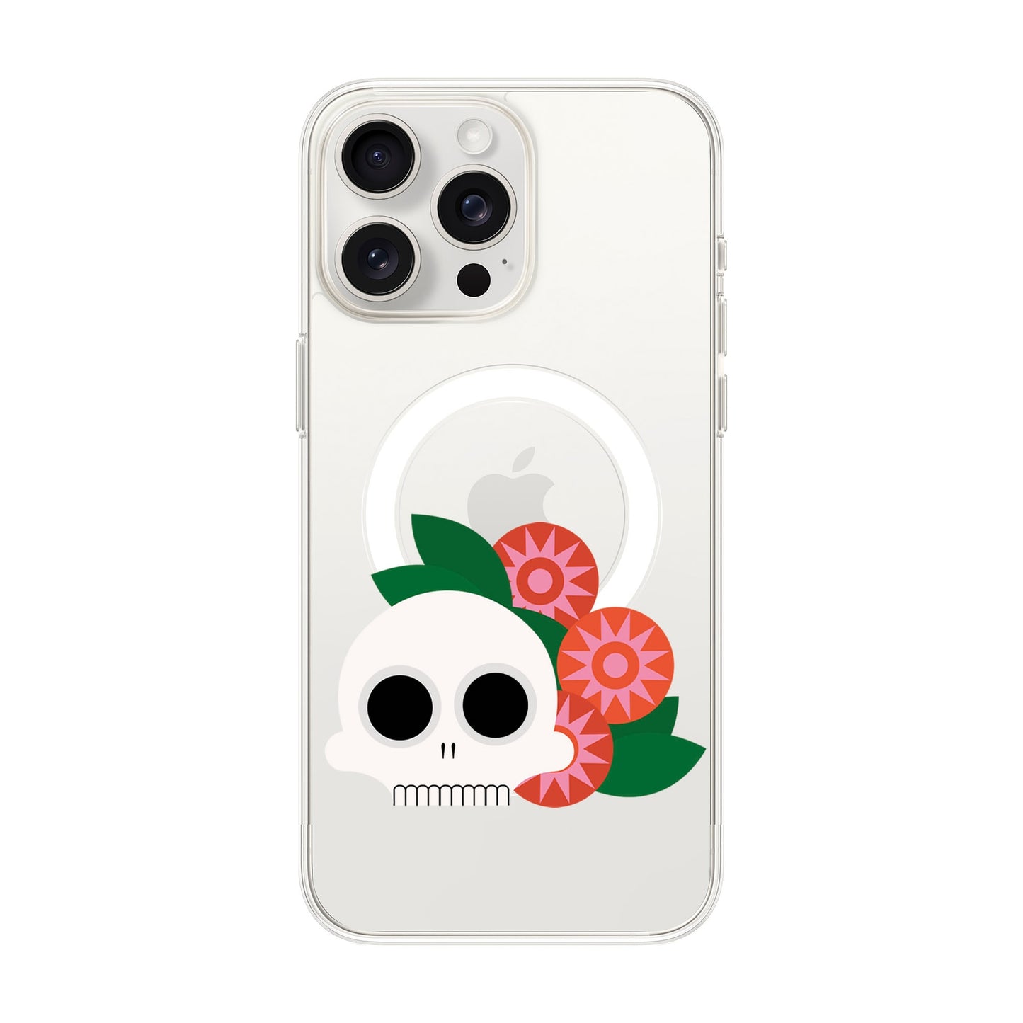 MEMENTO BLOOM-iPhone 15 Pro Max Solid Kılıf MagSafe Özellikli