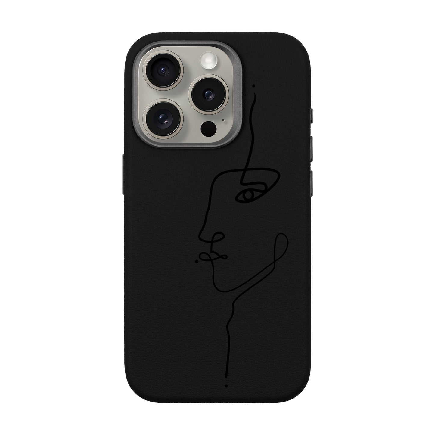 FACE-iPhone 15 Pro Leather Premium Kılıf MagSafe Özellikli
