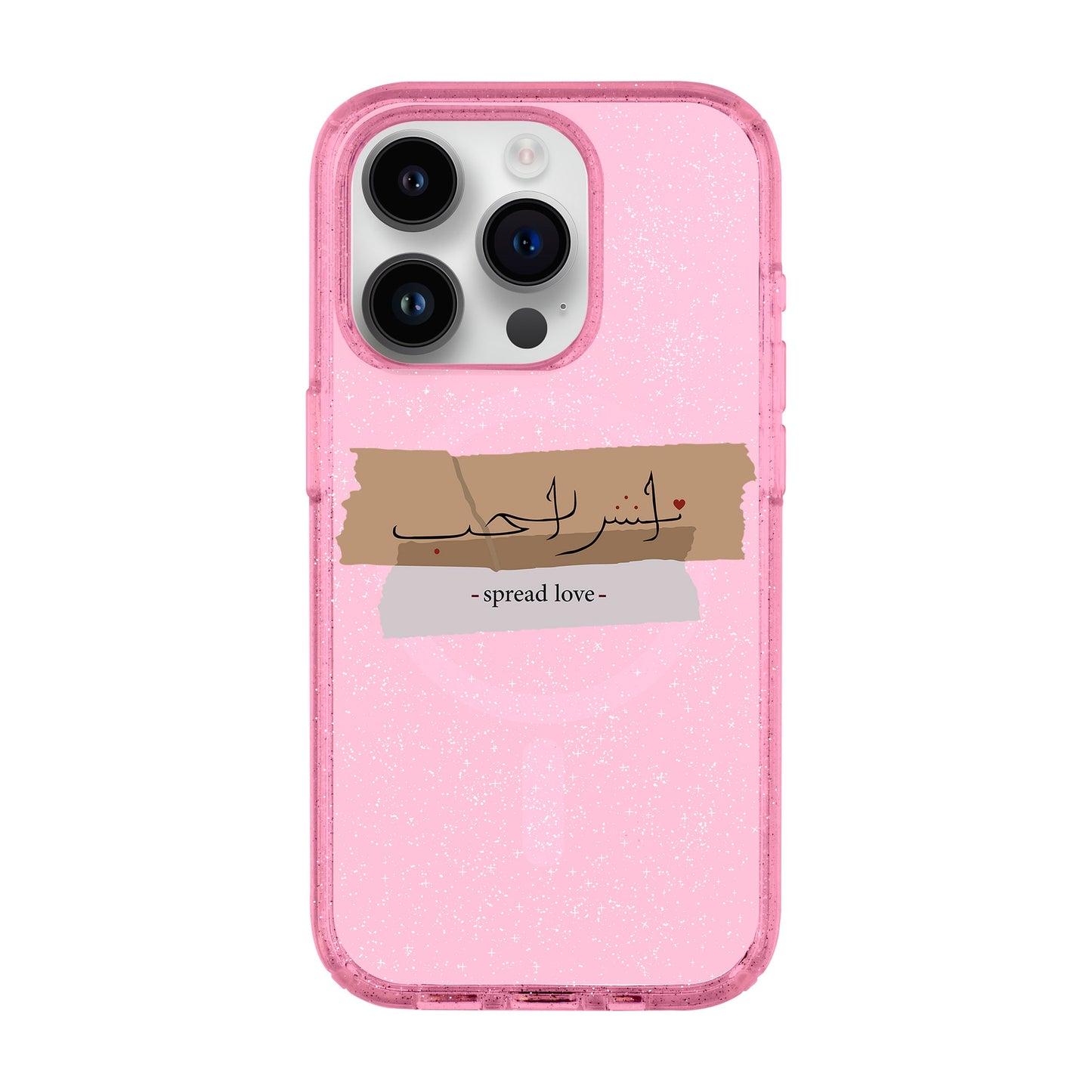 SPREAD LOVE-iPhone 14 Pro Shiny Kılıf MagSafe Özellikli