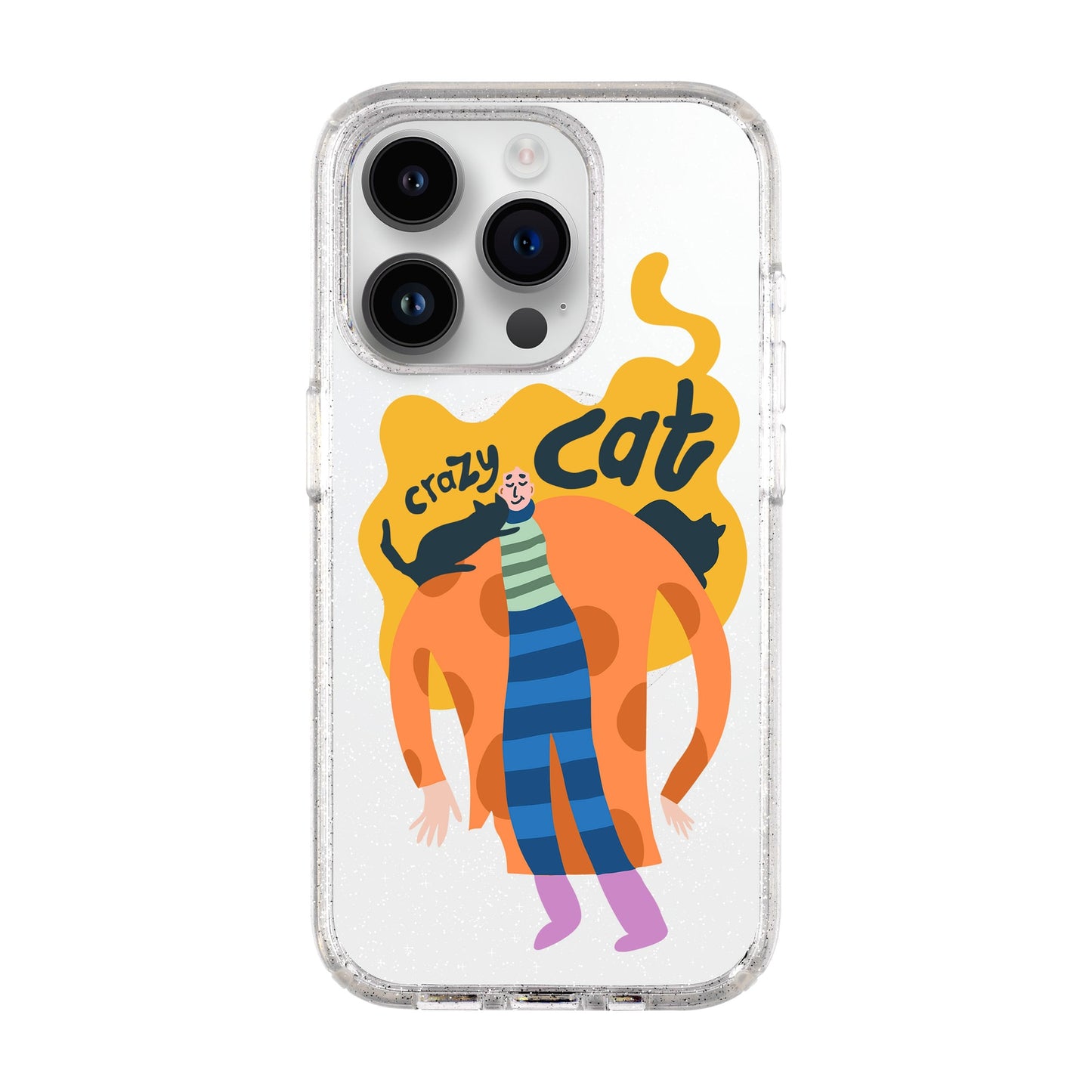 CRAZY CAT-iPhone 14 Pro Shiny Kılıf MagSafe Özellikli