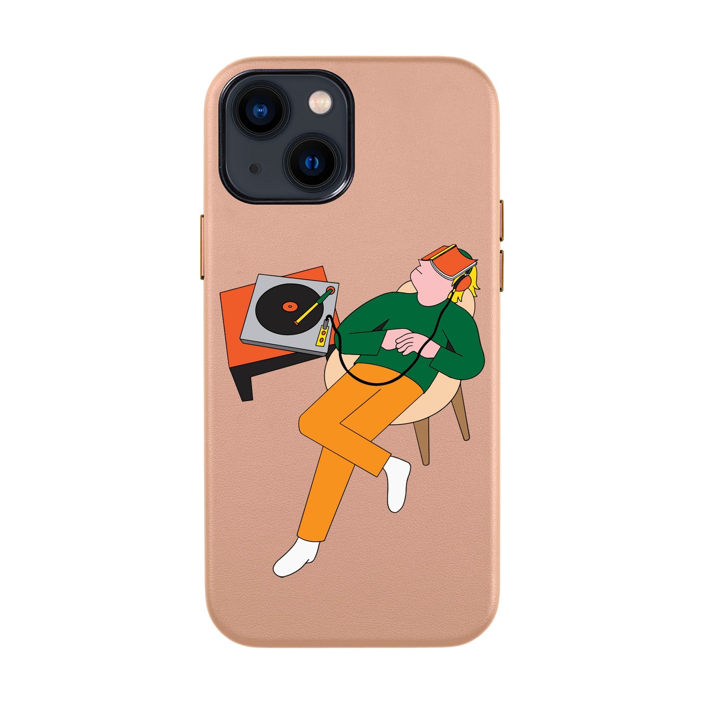 LAZY SUNDAY AFTERNOON-iPhone 14 Leather Kılıf