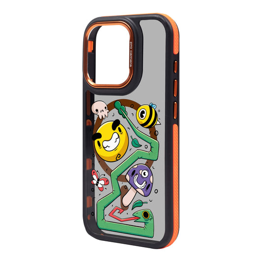 NADUR-Dark Kılıf MagSafe Özellikli - iPhone 15 Pro