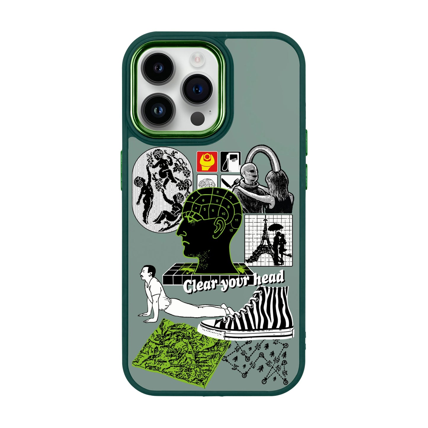 CLEAR YOUR HEAD-iPhone 14 Pro Max Proof Kılıf