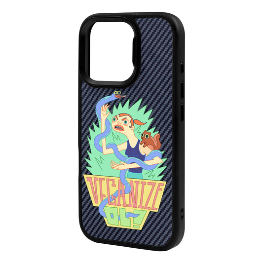 VEGANİZE-Plaid Kılıf MagSafe Özellikli - iPhone 16 Pro Max