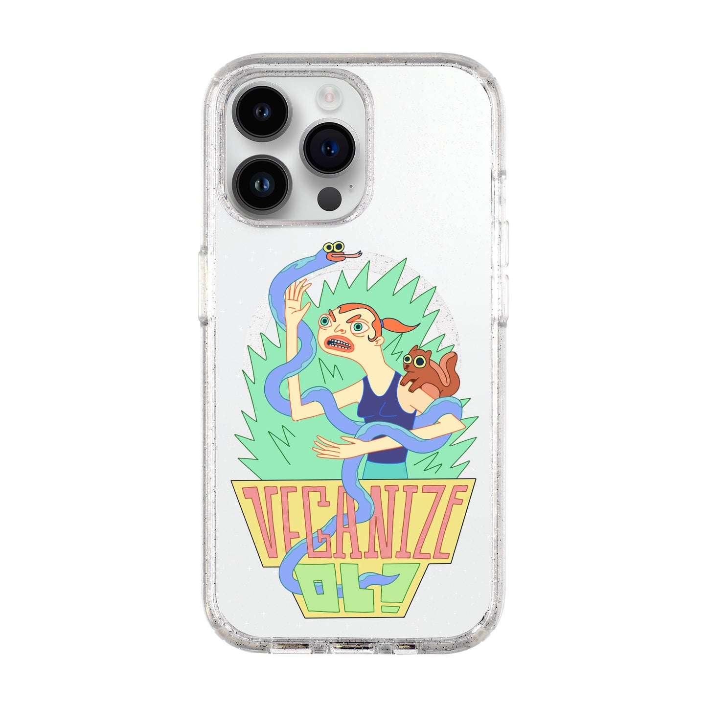 VEGANİZE-iPhone 14 Pro Max Shiny Kılıf MagSafe Özellikli