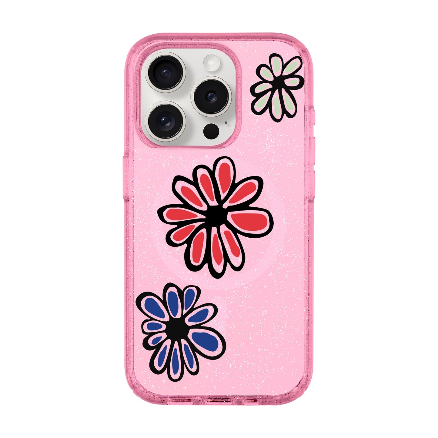 FLORIST-iPhone 15 Pro Shiny Kılıf MagSafe Özellikli