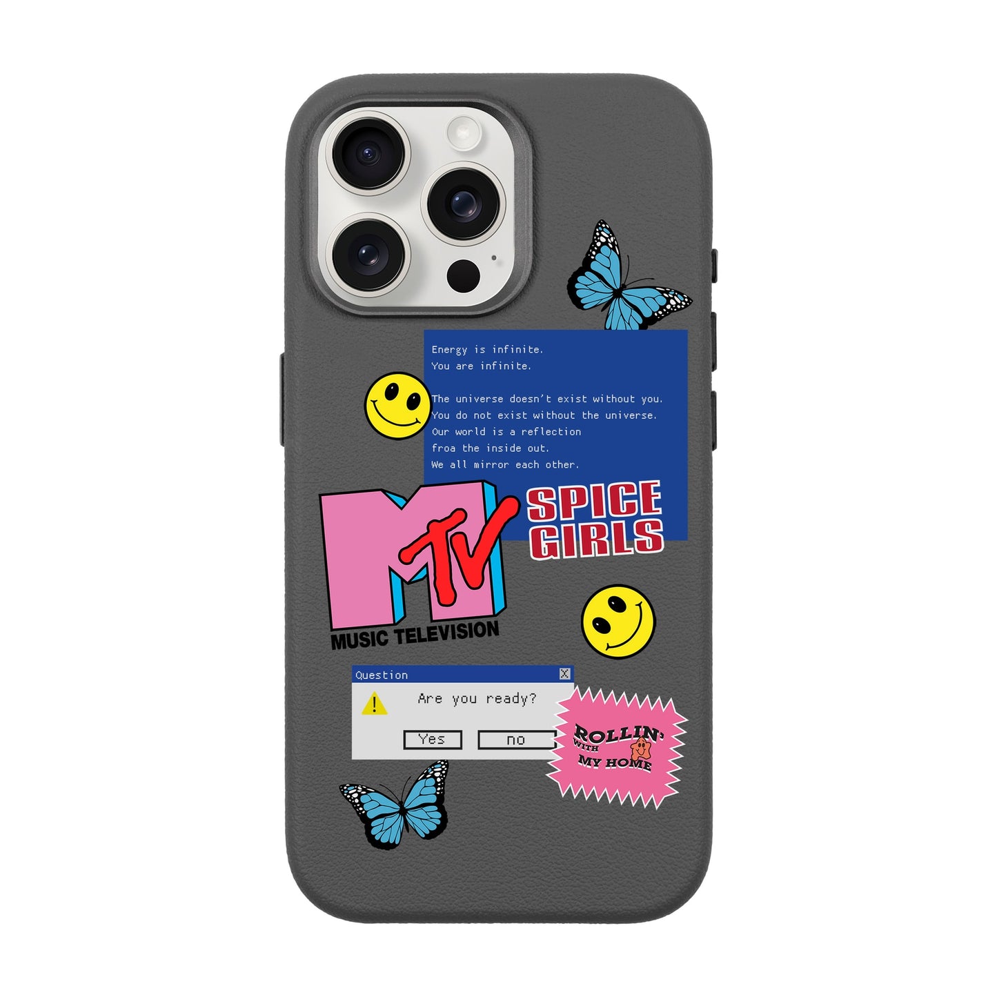 ARE YOU READY-iPhone 15 Pro Max Leather Premium Kılıf MagSafe Özellikli