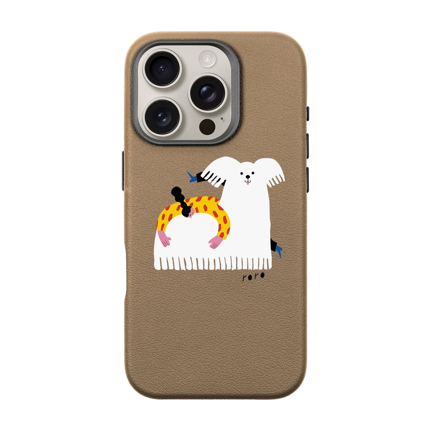 FANCY DOG-iPhone 16 Pro Leather Premium Kılıf MagSafe Özellikli