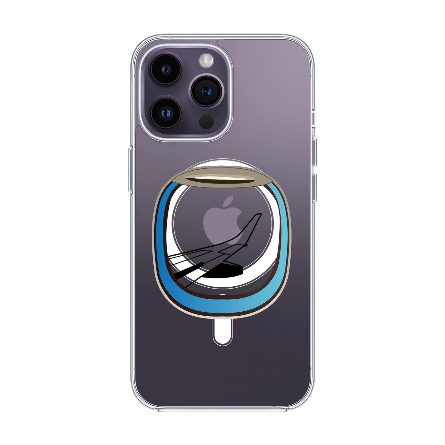AIRCRAFT WINDOW-iPhone 14 Pro Max Solid Kılıf MagSafe Özellikli