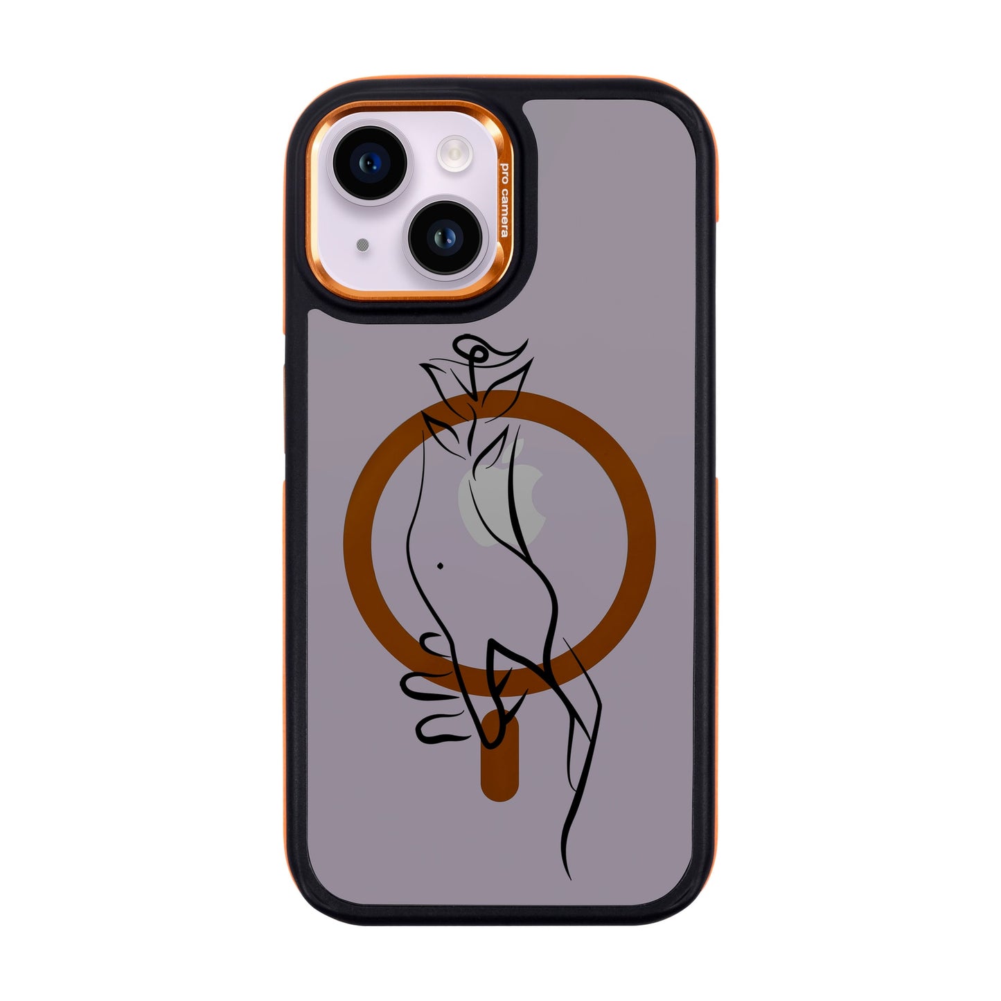 TOUCH-iPhone 14 Dark Kılıf MagSafe Özellikli