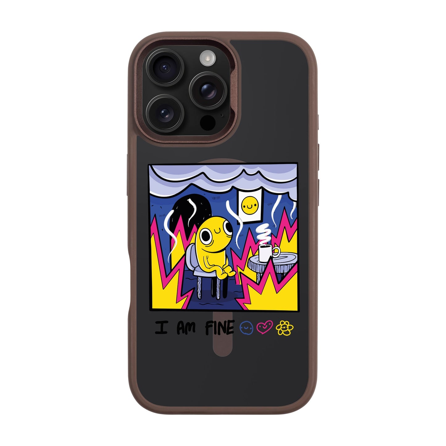 I AM FINE-iPhone 16 Pro Max Rise Kılıf MagSafe Özellikli