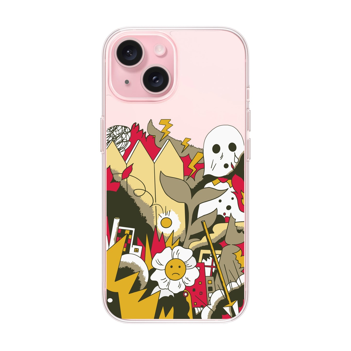 EVERYTHING IS BURNING-iPhone 15 Solid Kılıf