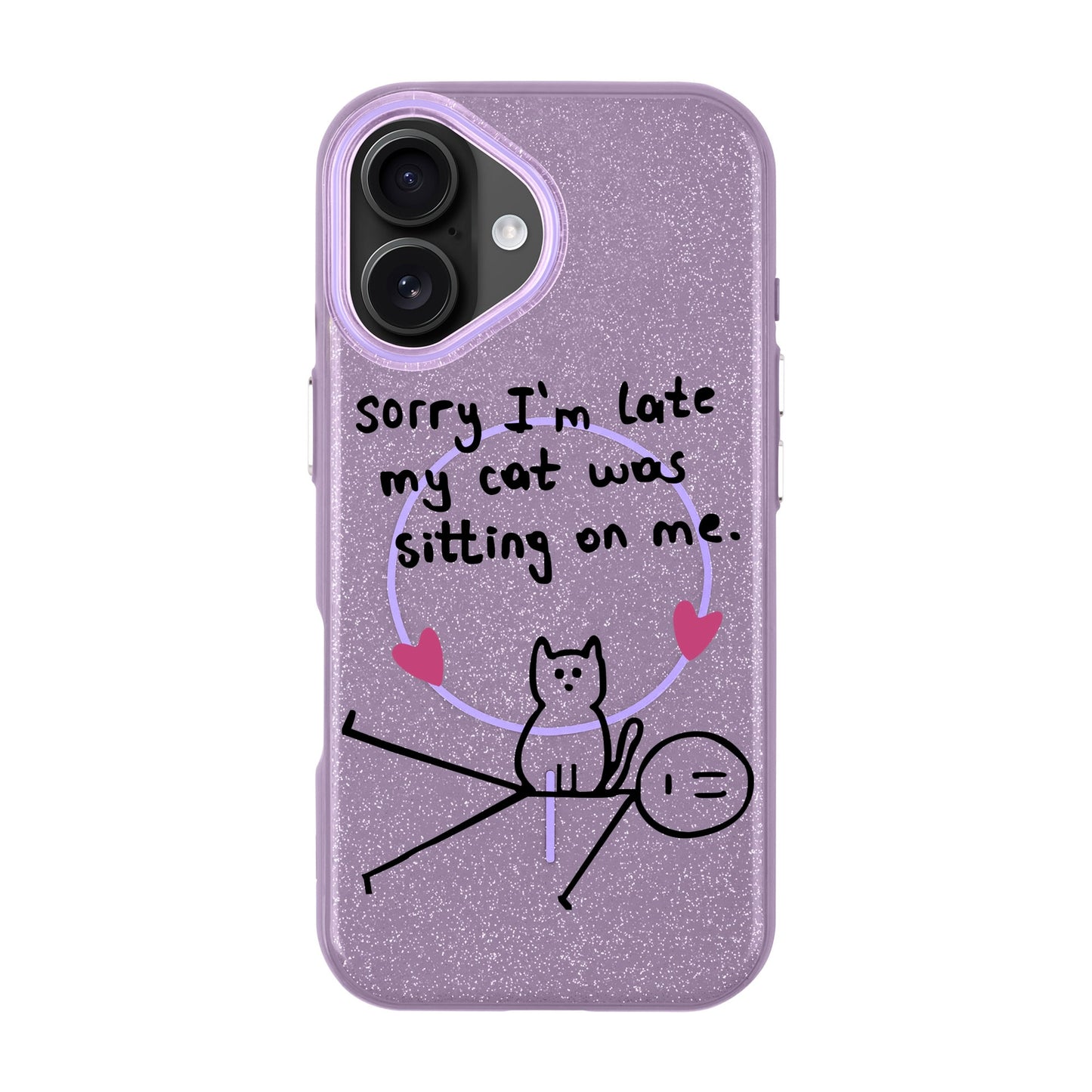 SORRY I'M LATE-iPhone 16 Radiant Kılıf MagSafe Özellikli
