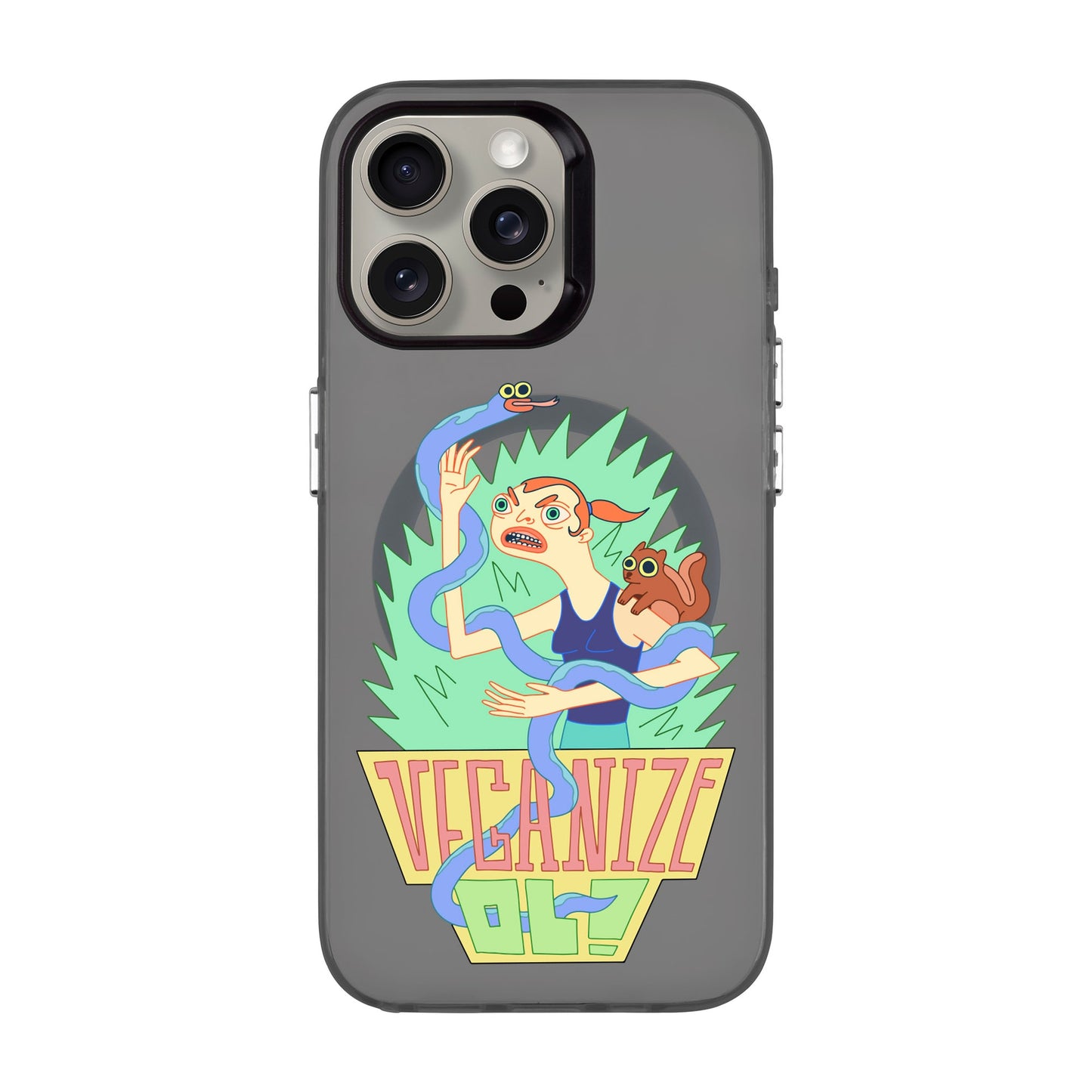 VEGANİZE-iPhone 15 Pro Max Hold Kılıf MagSafe Özellikli