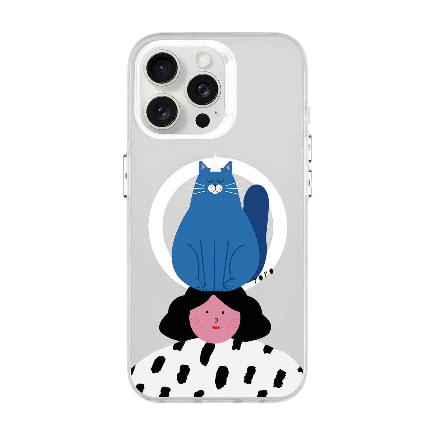 NAUGHTY CAT-iPhone 15 Pro Max Hold Kılıf MagSafe Özellikli