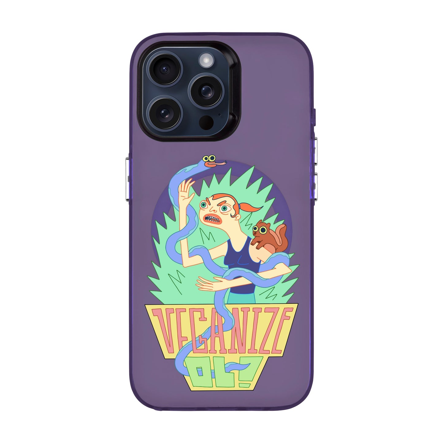 VEGANİZE-iPhone 15 Pro Max Hold Kılıf MagSafe Özellikli