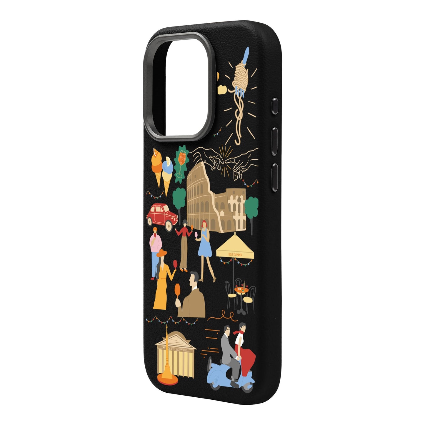 ROMA-iPhone 16 Plus Leather Premium Kılıf MagSafe Özellikli