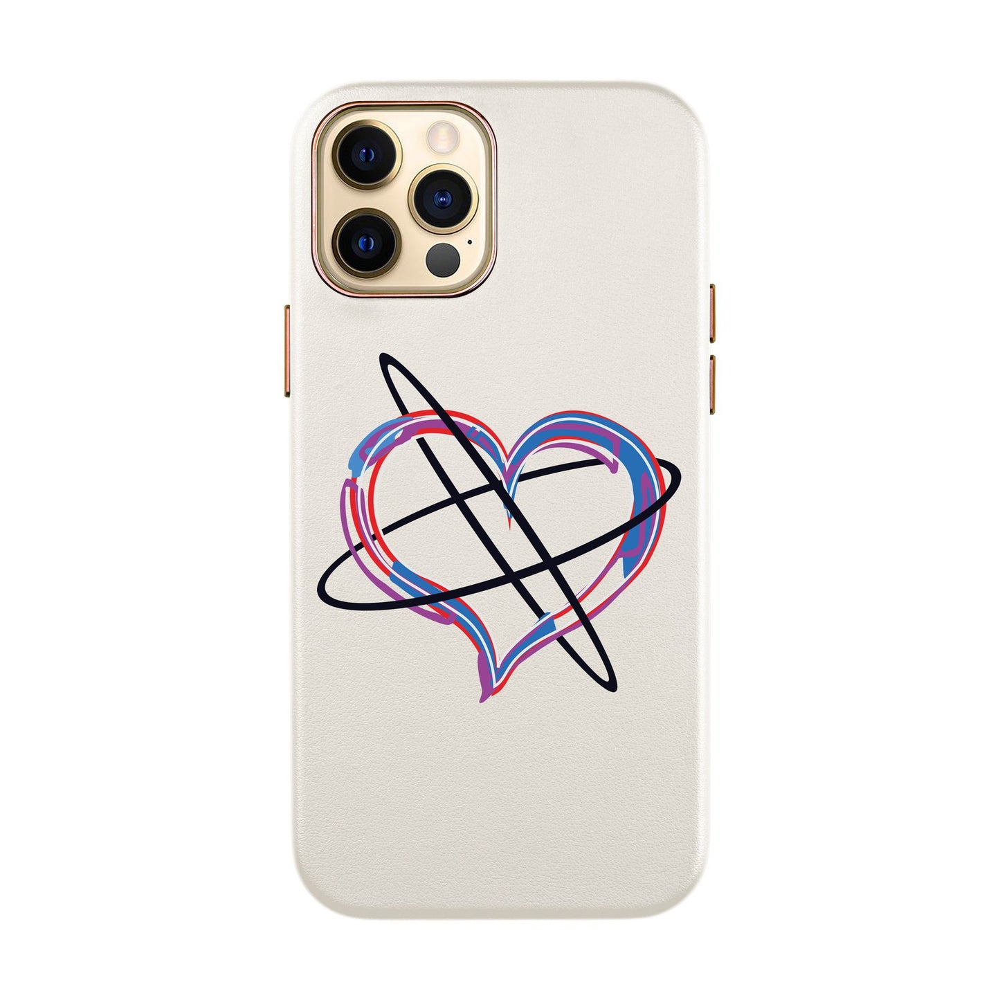 HEART ATTACK-iPhone 14 Leather Kılıf