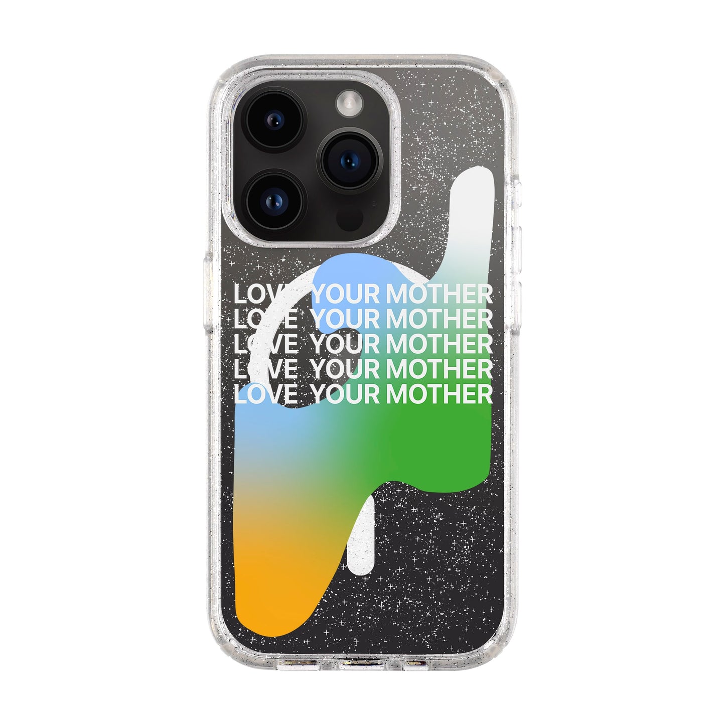 LOVE YOUR MOTHER-iPhone 14 Pro Shiny Kılıf MagSafe Özellikli