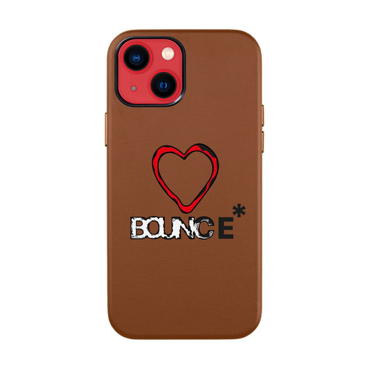 BOUNCE-iPhone 14 Leather Kılıf