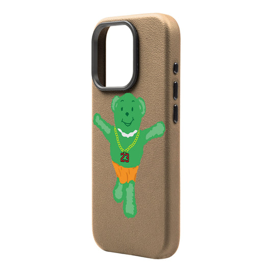GREEN BEAR-Leather Premium Kılıf MagSafe Özellikli - iPhone 16 Pro Max