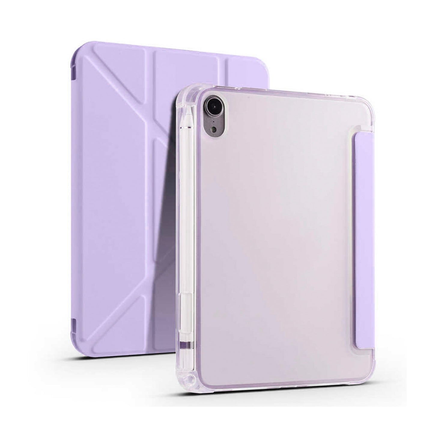 Apple iPad Mini 2021 (6.Nesil)-Trigon Folding Kalemlikli Standlı Kılıf
