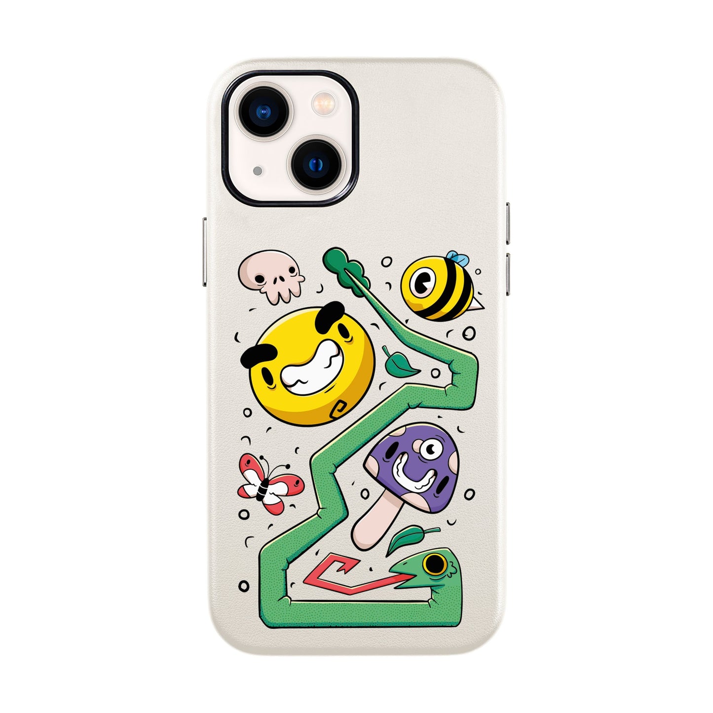 NADUR-iPhone 14 Leather Kılıf
