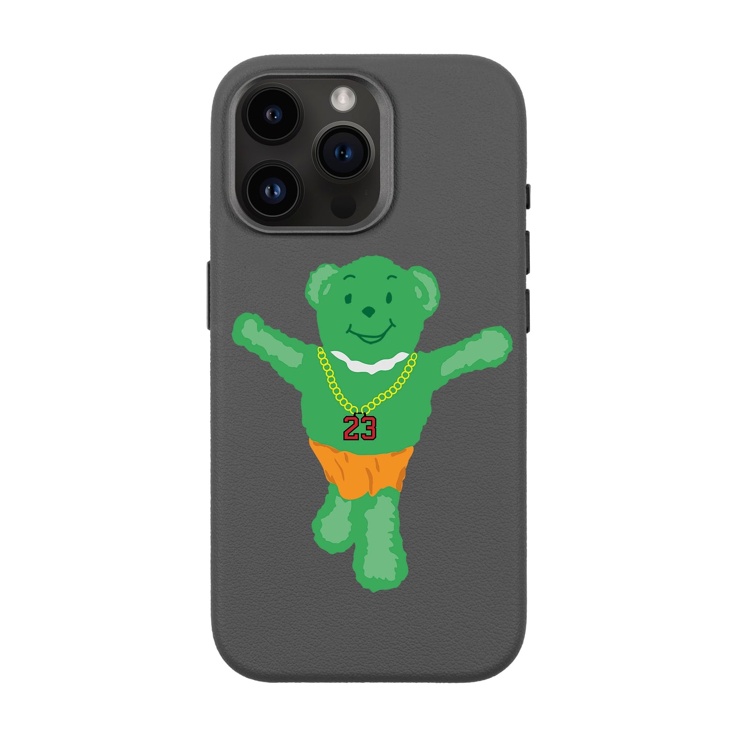 GREEN BEAR-iPhone 14 Pro Max Leather Premium Kılıf MagSafe Özellikli